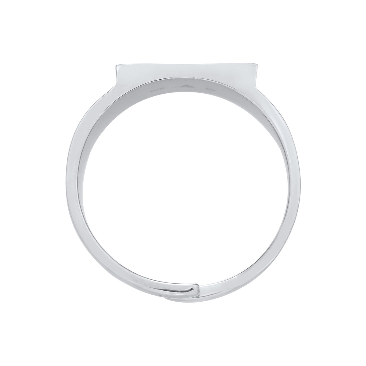 Silber - Elli | Siegelring Offen | 925er Sterling Silber