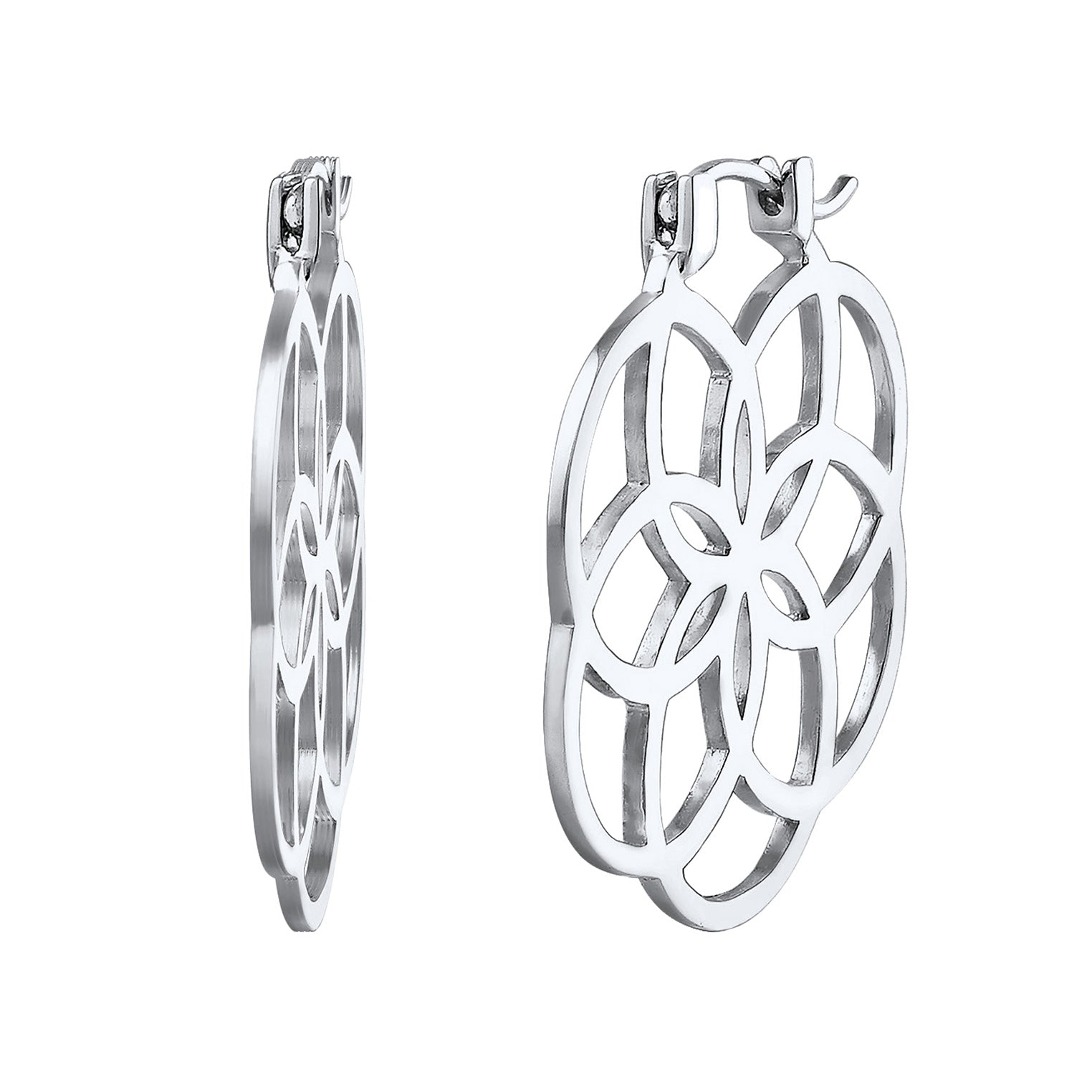 Silber - Elli | Creole Ornament | 925 Sterling Silber