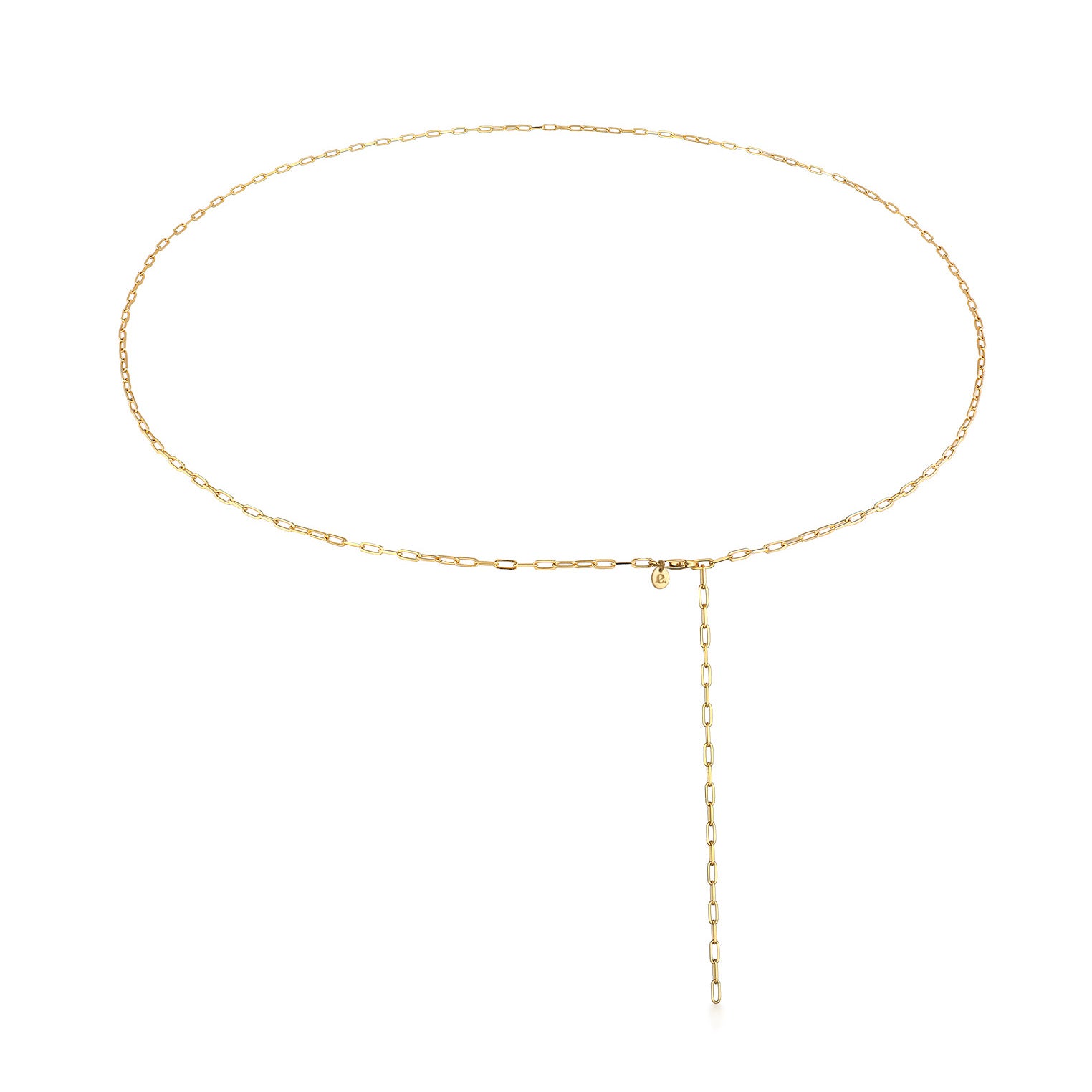 Gold - Elli PREMIUM | Taillenkette Body Chain Gliederkette 925 Silber