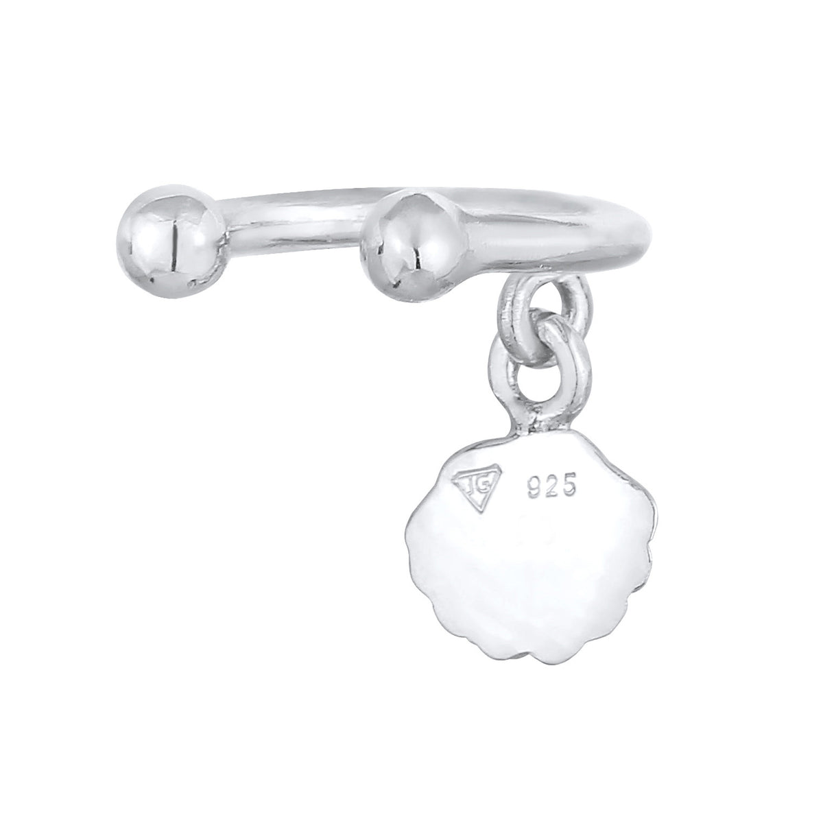 Silber - Elli | Earcuff Muschel | 925er Sterling Silber