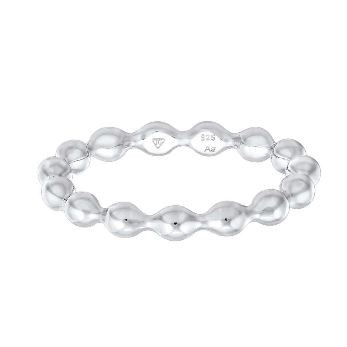 Silber - Elli | Stapelring Kugeln | 925er Sterling Silber