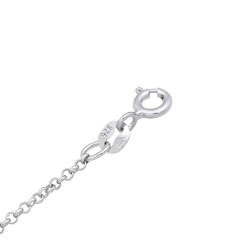 Silber - Elli | Fußkettchen Beads | 925er Sterling Silber