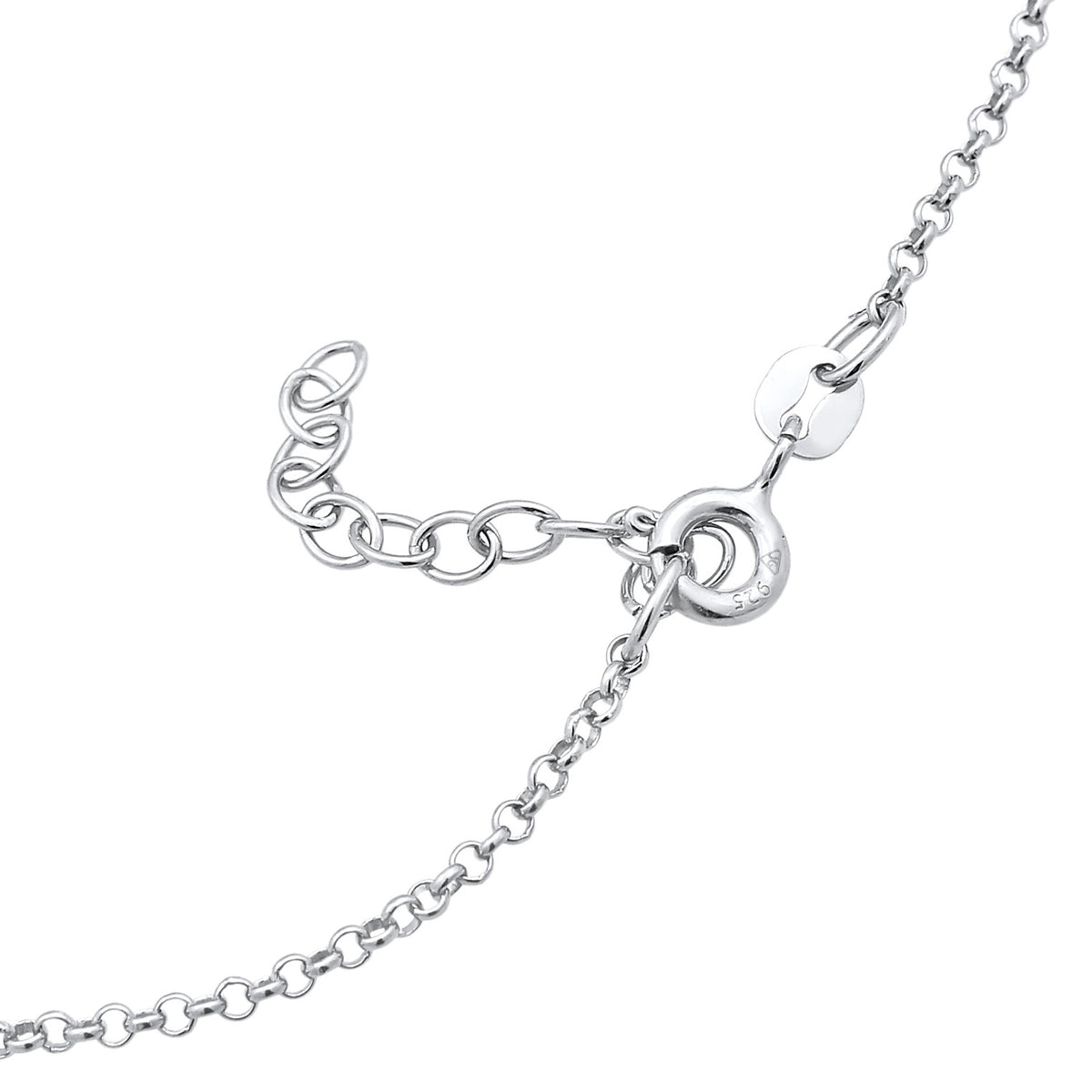 Silber - Elli | Fußkettchen Beads | 925er Sterling Silber