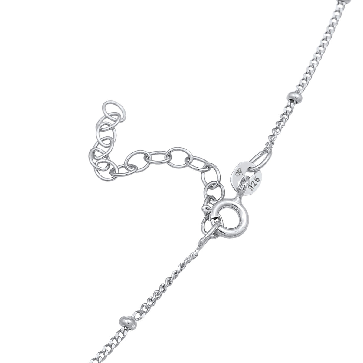 Silber - Elli | Schmuckset Halbmond | Mondstein (Weiß) | 925er Sterling Silber