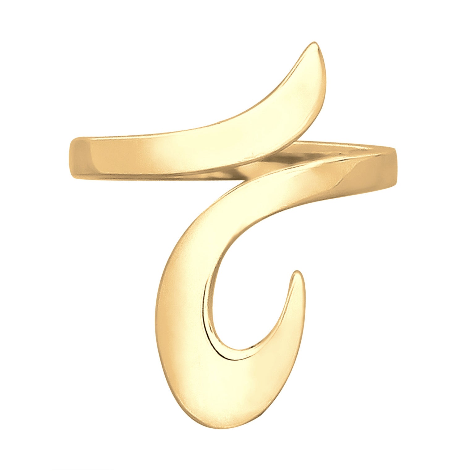 Gold - Elli | Ring Ornament | 925er Sterling Silber Vergoldet