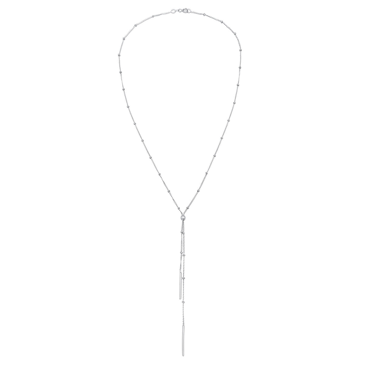Silber - Elli | Y-Halskette Geo | 925er Sterling Silber