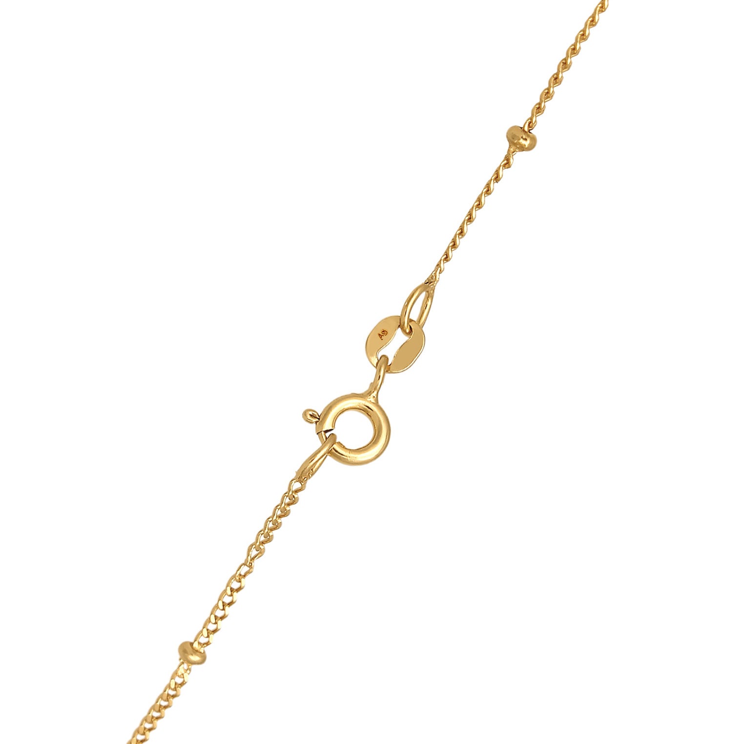 Gold - Elli | Y-Halskette Geo | 925er Sterling Silber