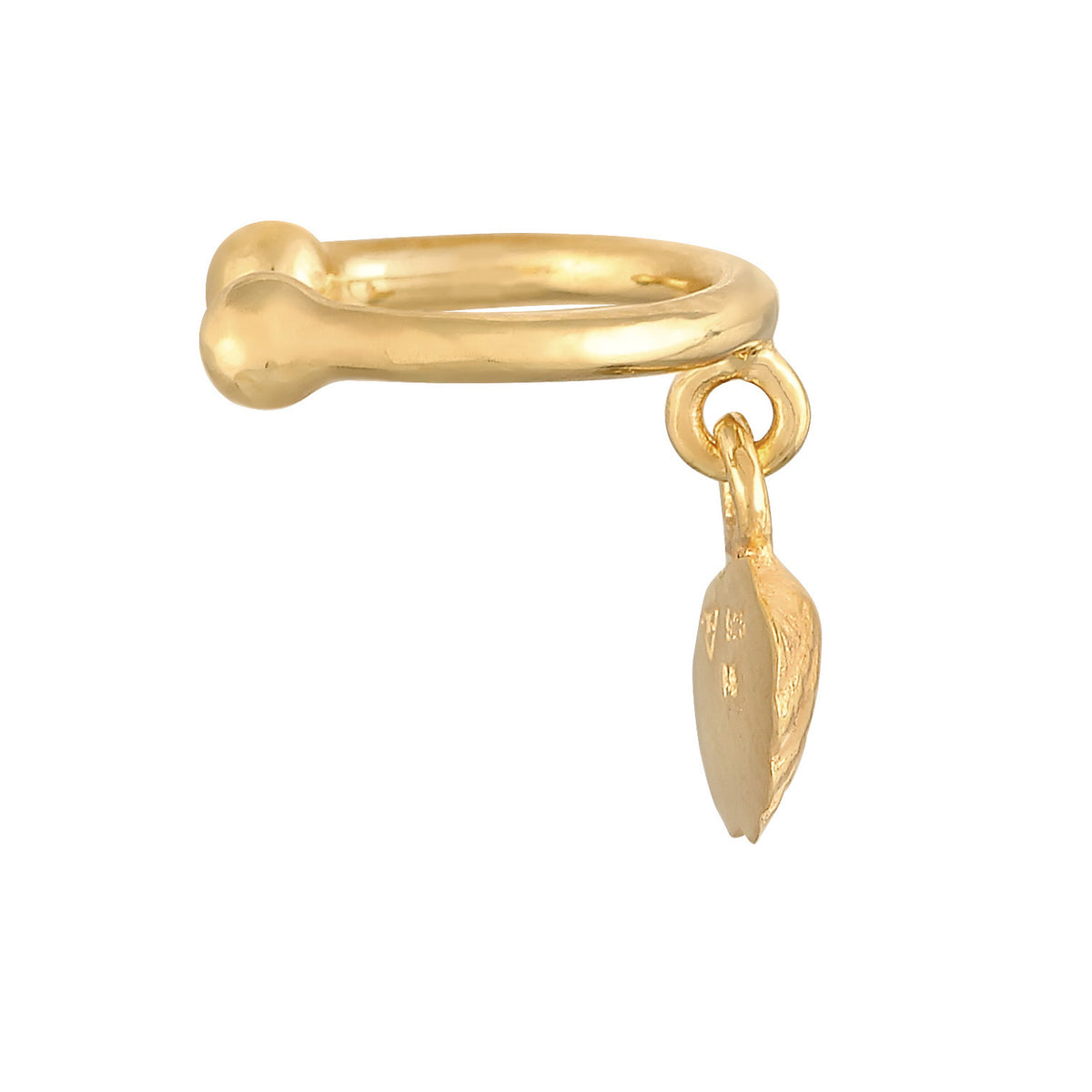 Gold - Elli | Earcuff Muschel | 925er Sterling Silber