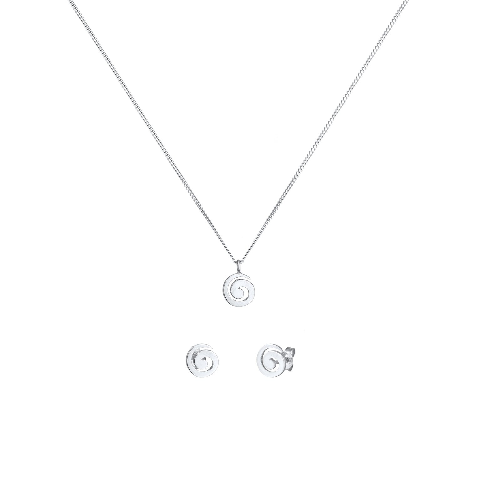 Silber - Elli | Schmuckset Spriale | 925er Sterling Silber