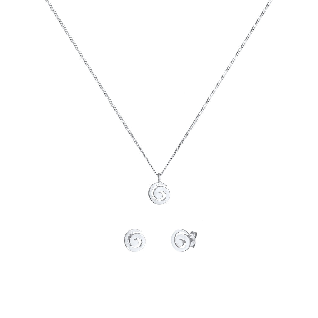 Silber - Elli | Schmuckset Spriale | 925er Sterling Silber