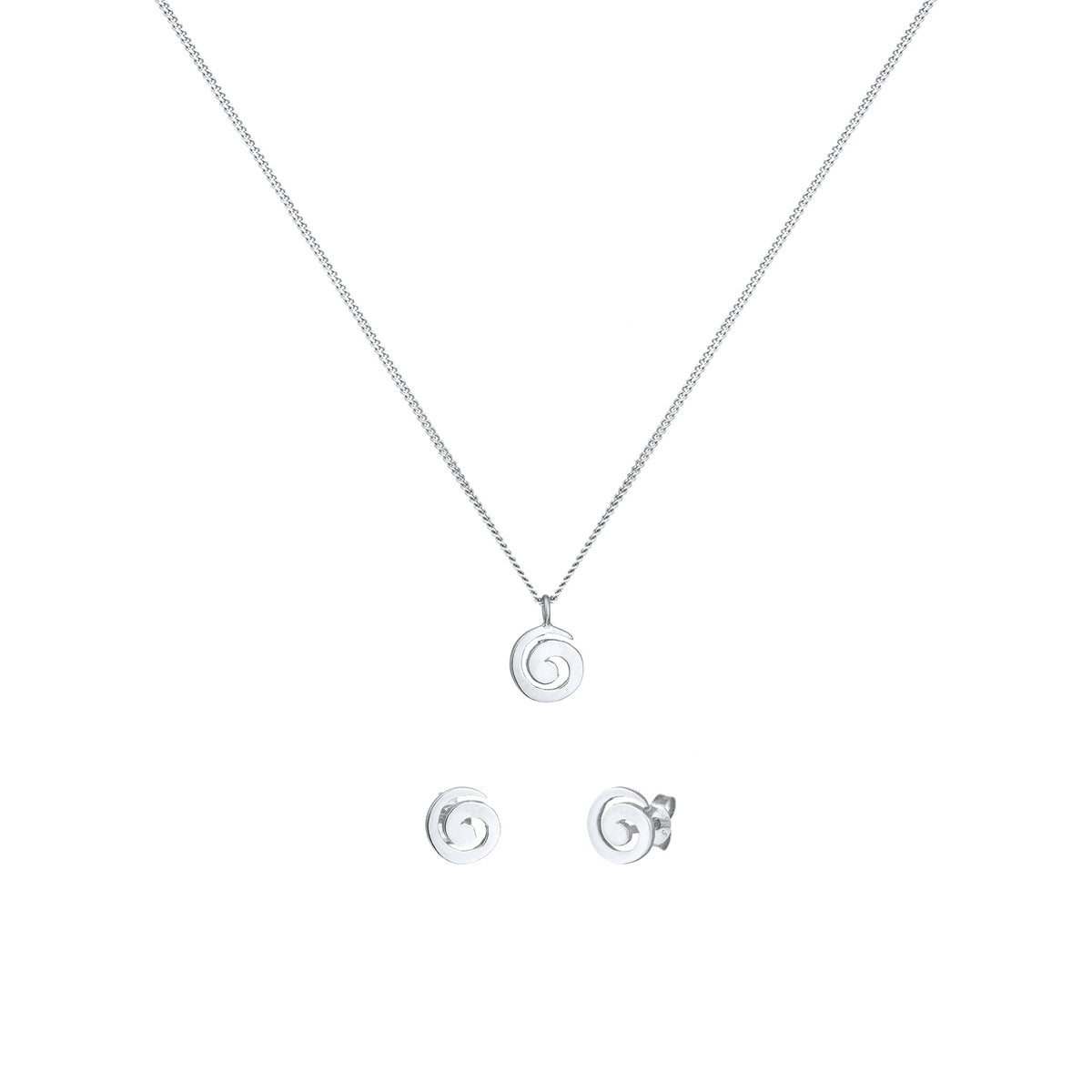 Silber - Elli | Schmuckset Spriale | 925er Sterling Silber