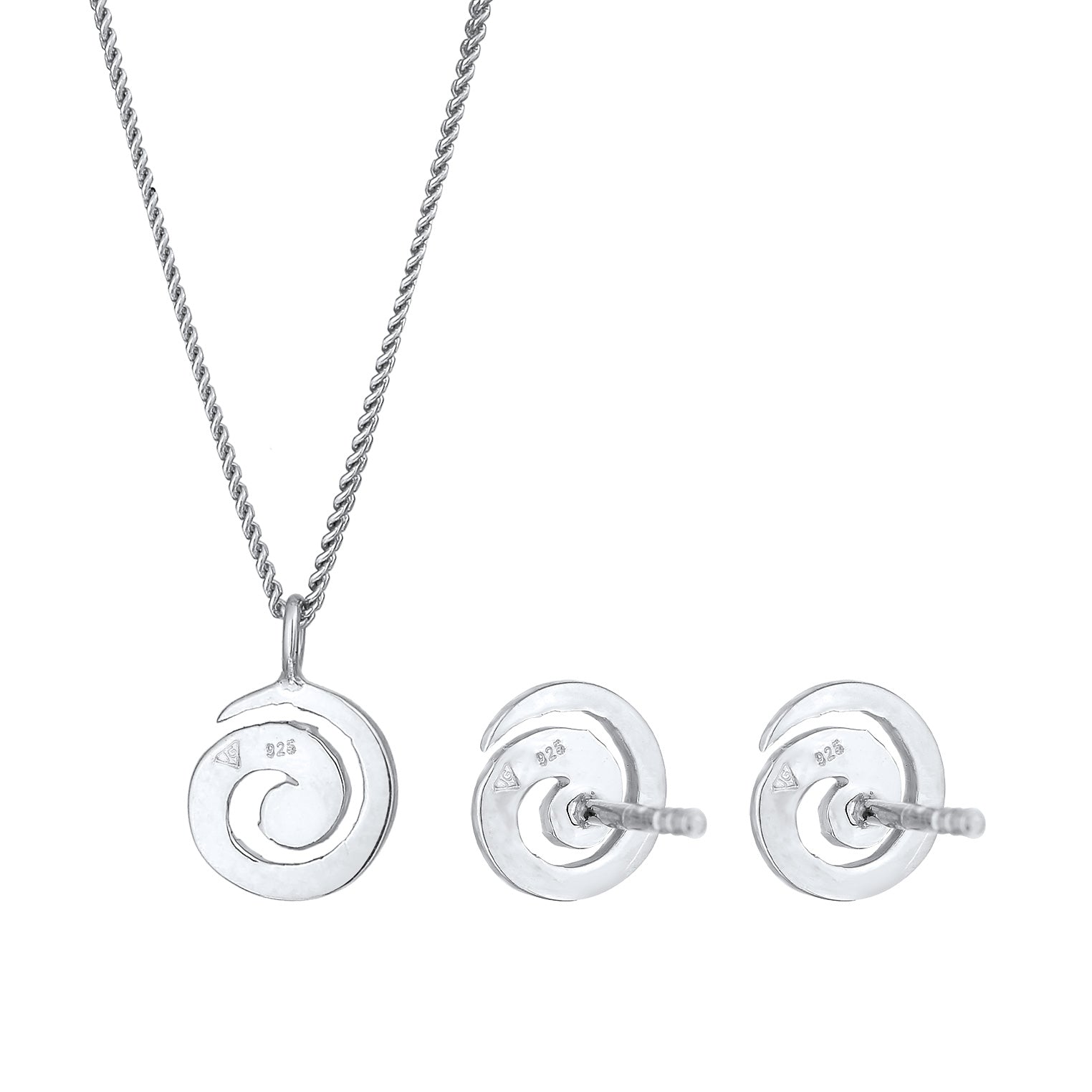 Silber - Elli | Schmuckset Spriale | 925er Sterling Silber