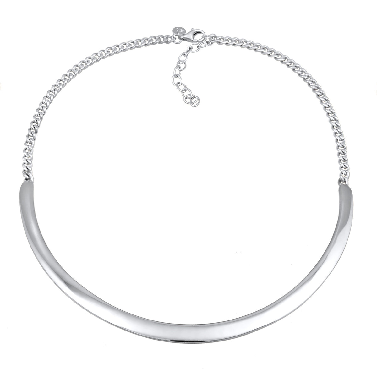 Silber - Elli PREMIUM | Halskette Reifen | 925 Sterling Silber
