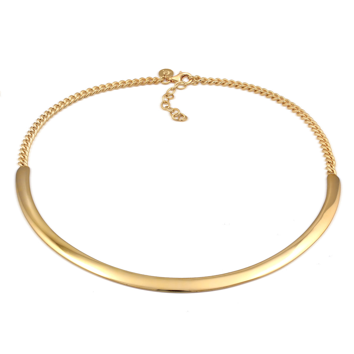 Gold - Elli PREMIUM | Halskette Reifen | 925 Sterling Silber