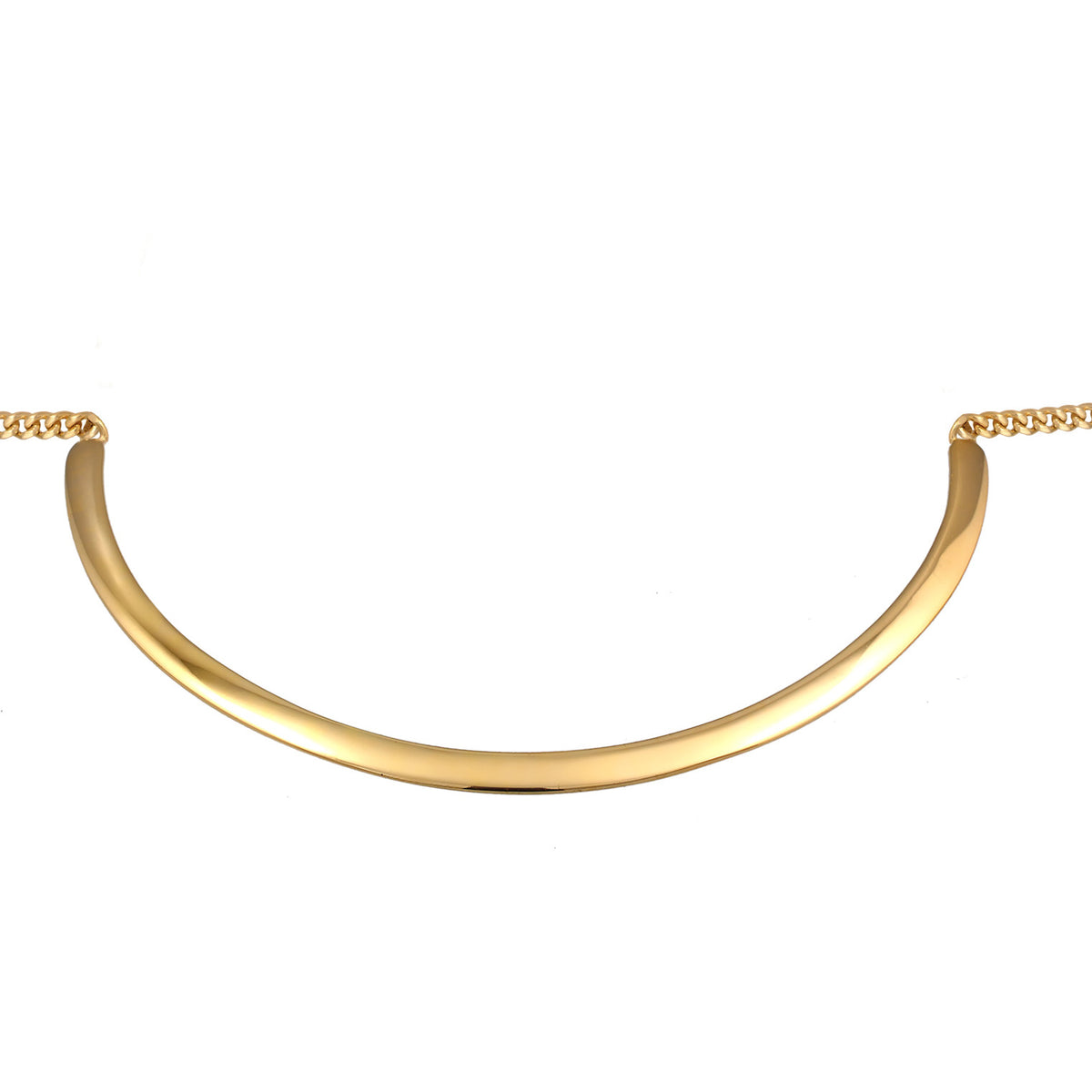 Gold - Elli PREMIUM | Halskette Reifen | 925 Sterling Silber