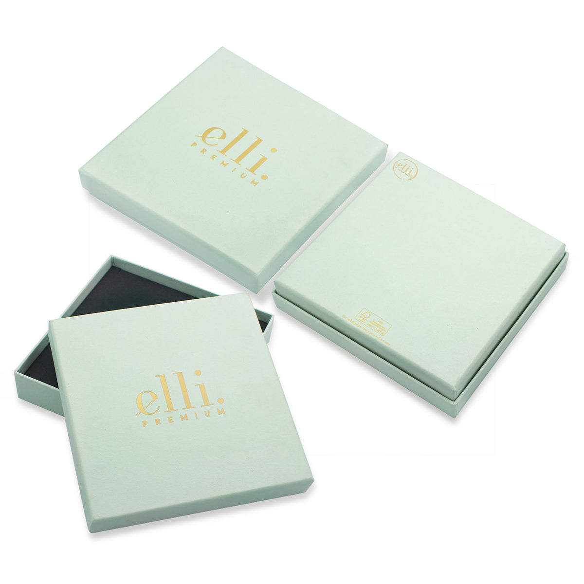 Gold - Elli PREMIUM | Halskette Reifen | 925 Sterling Silber