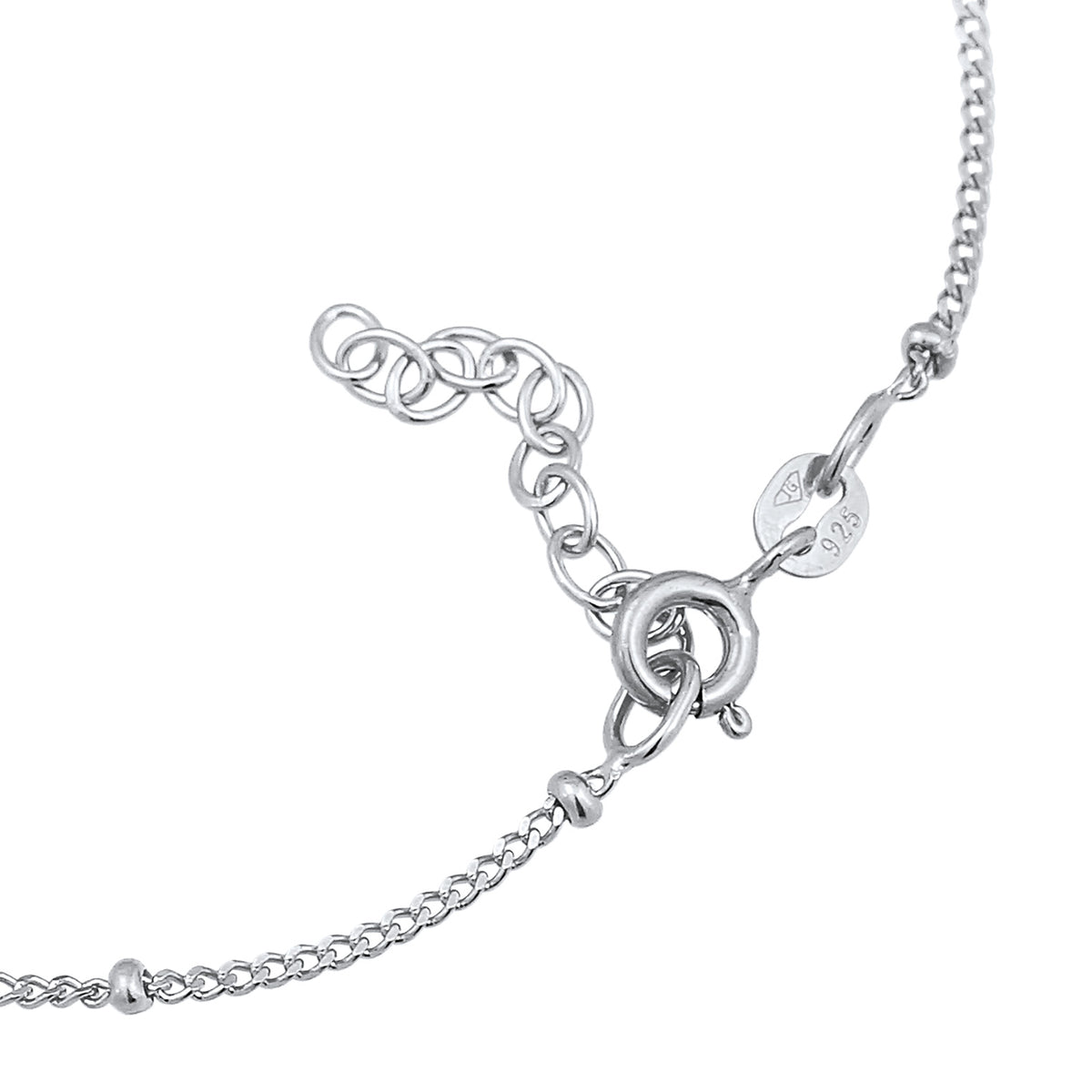 Silber - Elli | Kugel-Armband Herz | 925er Sterling Silber