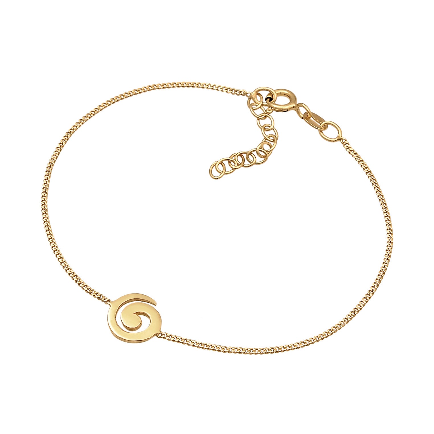 Gold - Elli | Armband Spirale | 925er Sterling Silber