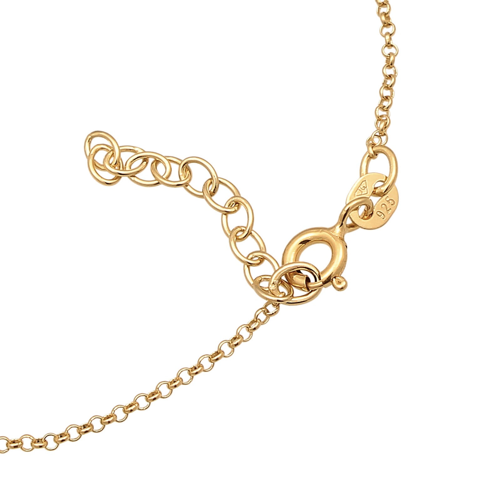 Gold - Elli | Armband Palme | 925er Sterling Silber Vergoldet