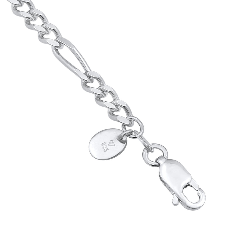 Silber - Elli PREMIUM | Figaro Glied Oval Trend 925 Silber