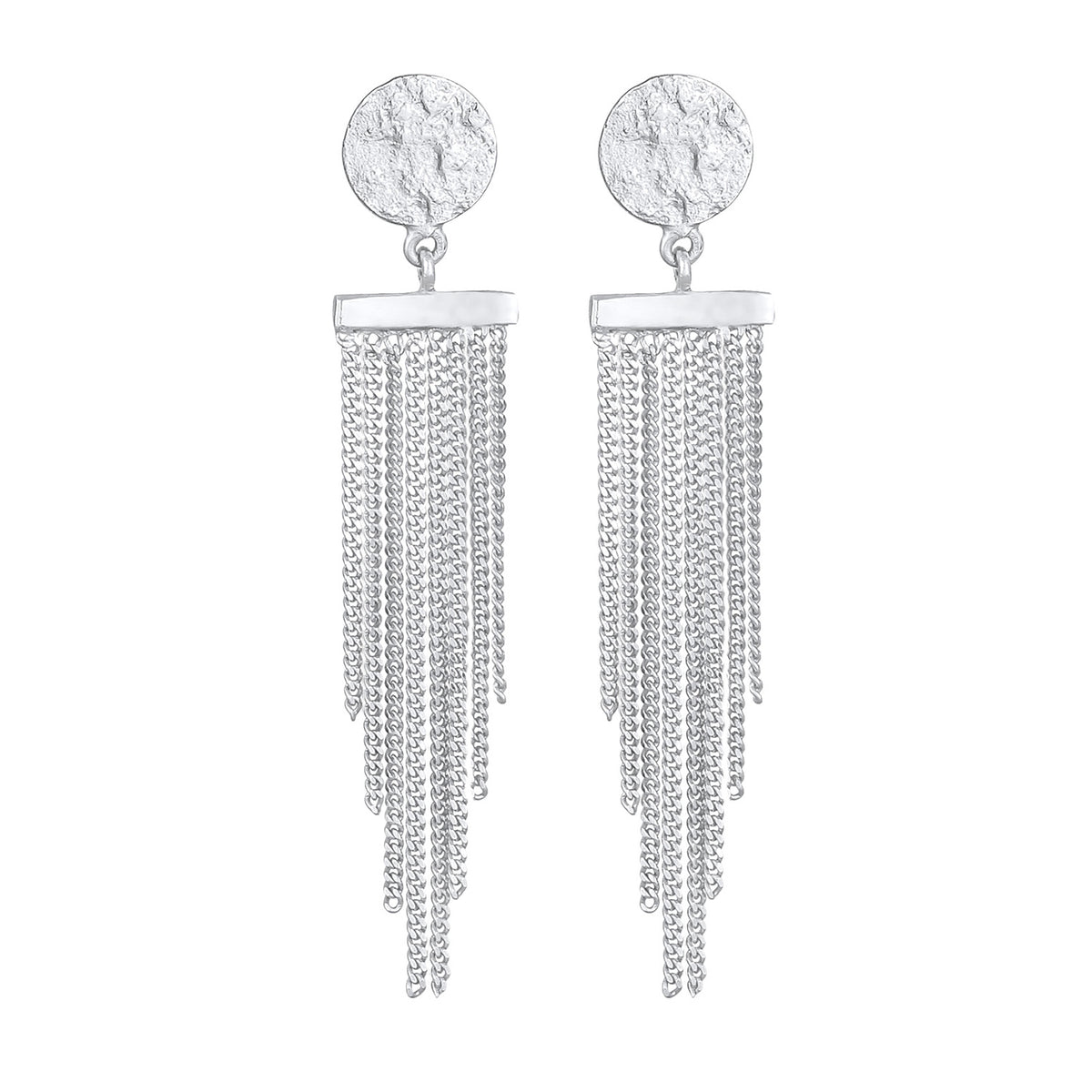 Silber - Elli | Ohrhänger Ketten | 925er Sterling Silber