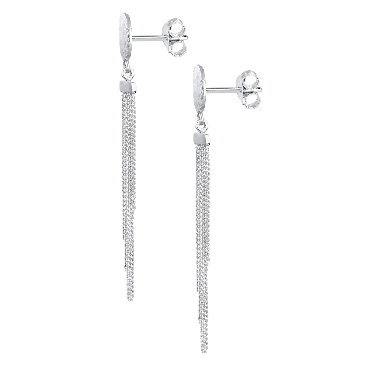 Silber - Elli | Ohrhänger Ketten | 925er Sterling Silber