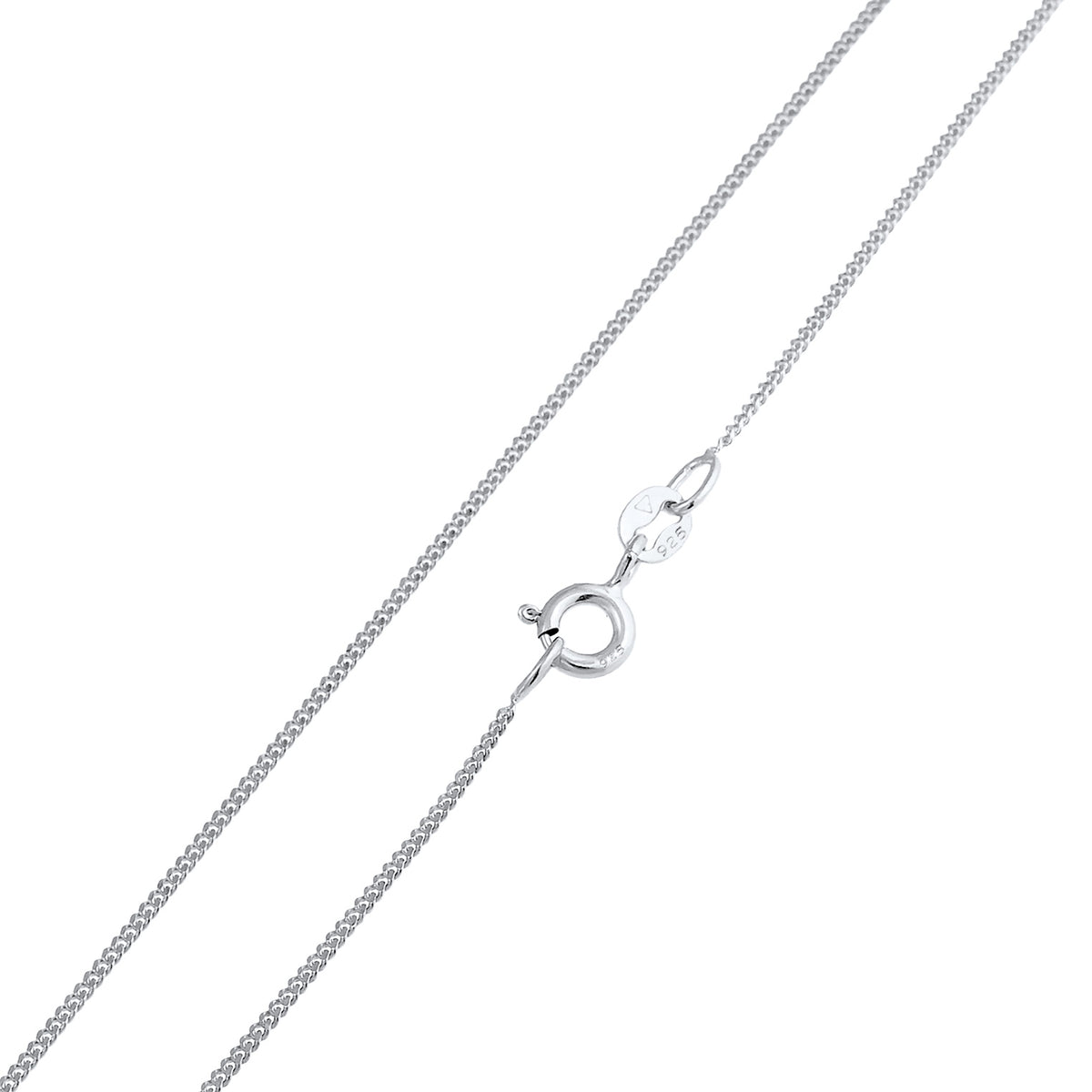 Silber - Elli | Halskette Peace | Zirkonia (Weiß) | 925er Sterling Silber
