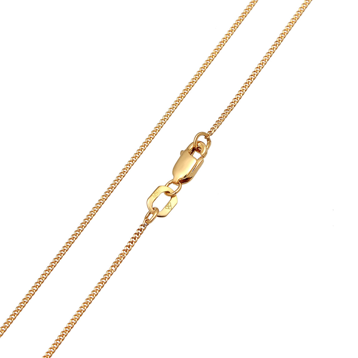 Gold - Elli PREMIUM | Halskette Oval | Labradorit | 375er Gelbgold