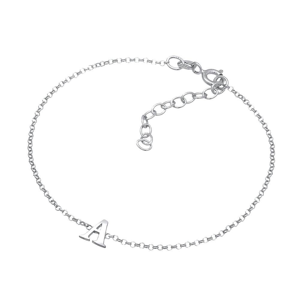 Silber - Elli | Armband Buchstabe A | 925er Sterling Silber