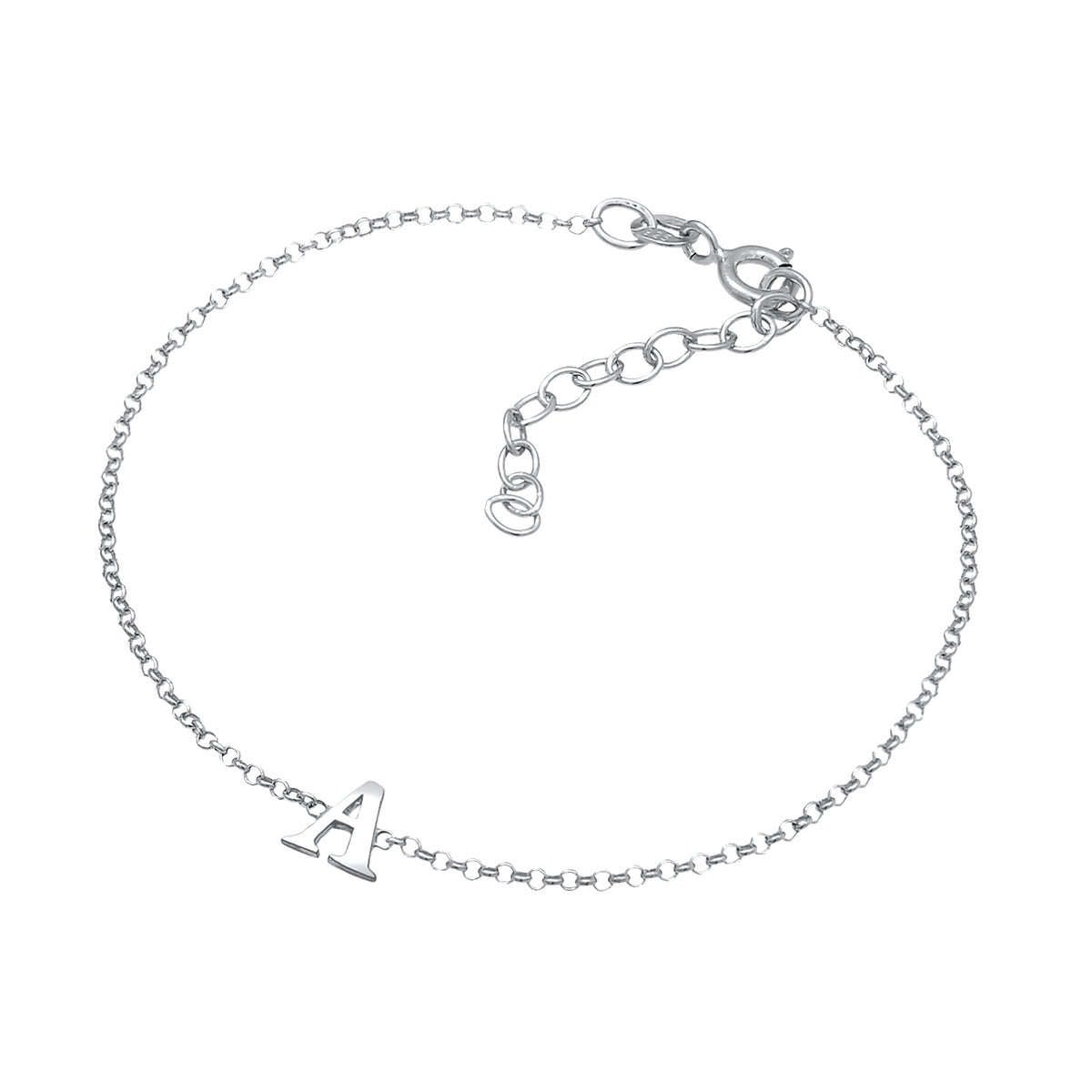 Silber - Elli | Armband Buchstabe A | 925er Sterling Silber