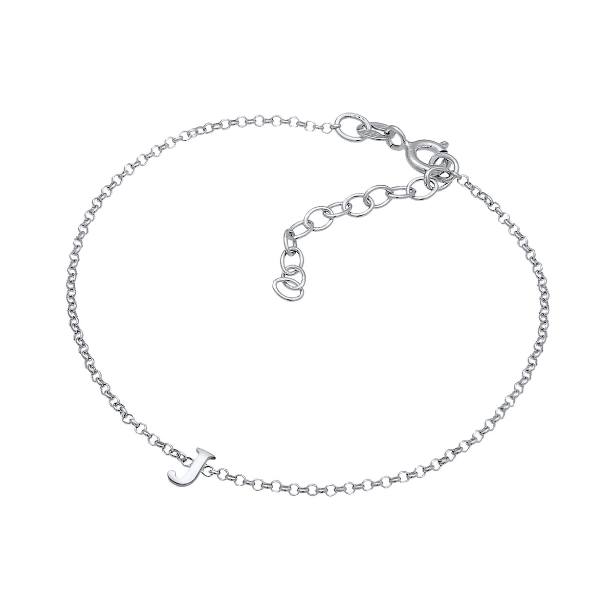 Silber - Elli | Armband Buchstabe J | 925er Sterling