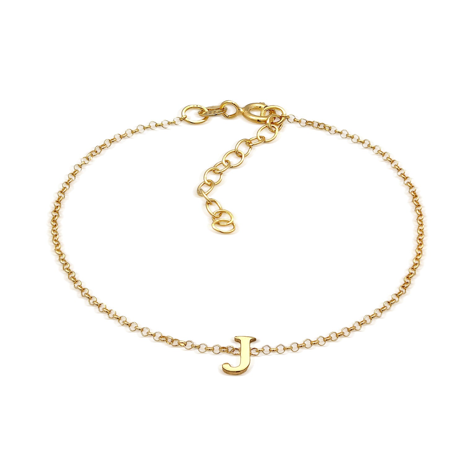 ᾕ῁Jフランス語　しかけ「 バルタザール」ᾕἡᾔ Bracelet letter J | 925 Sterling