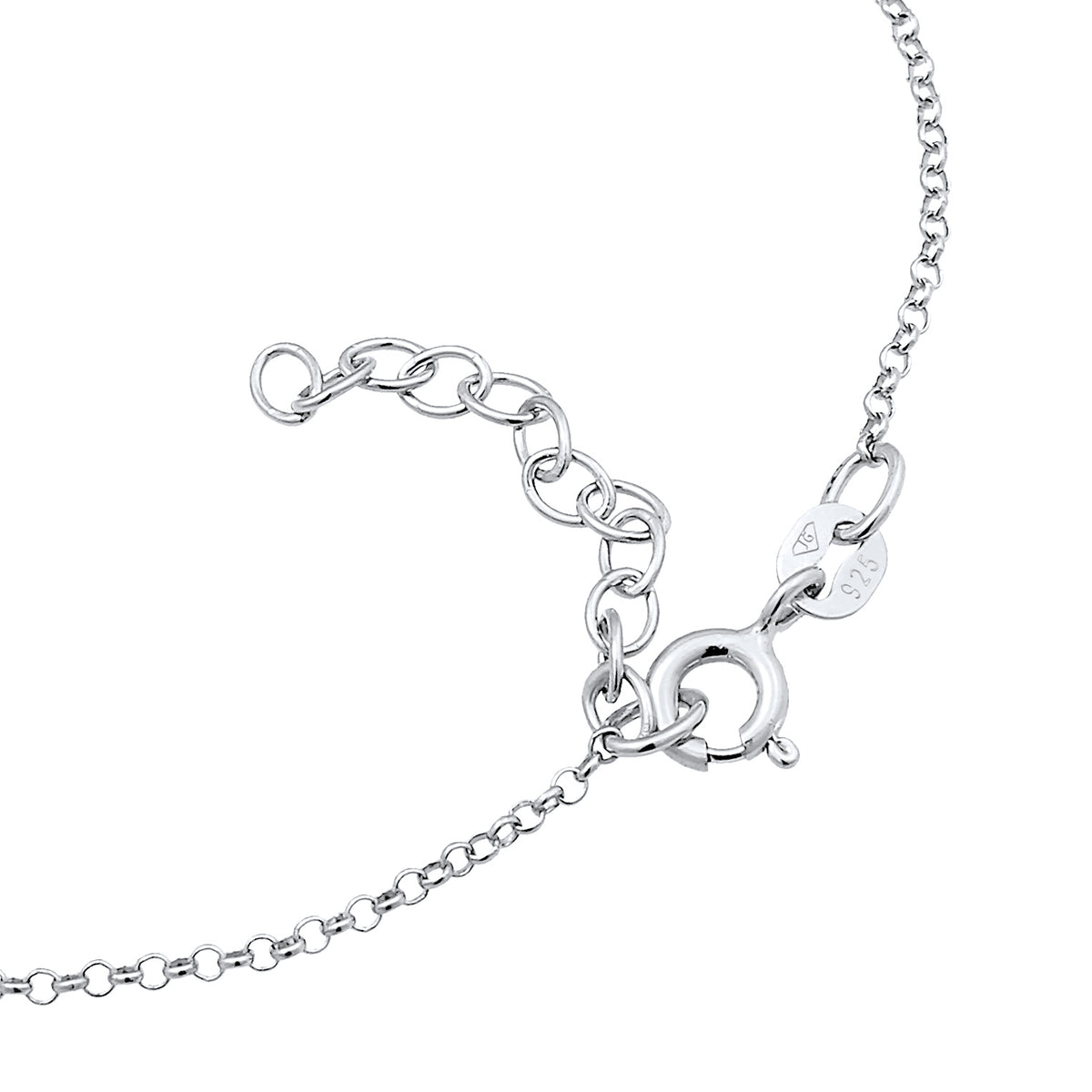 Silber - Elli | Armband Buchstabe N | 925er Sterling Silber