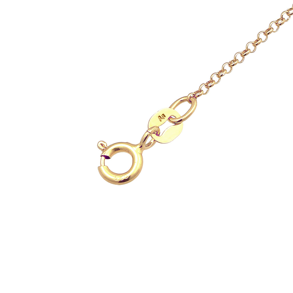 Gold - Elli | Armband Buchstabe S | 925er Sterling Silber Vergoldet