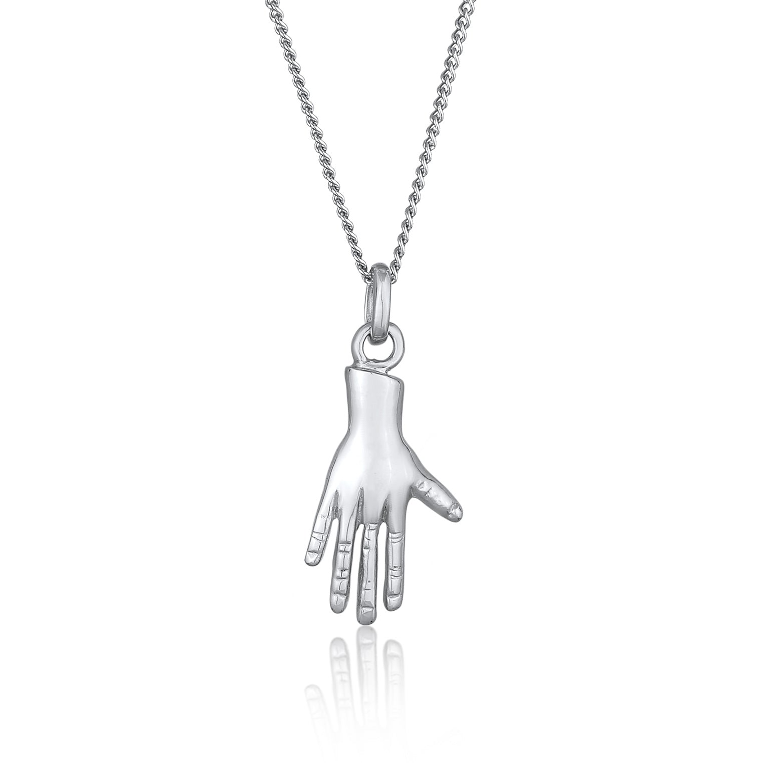 Silber - Elli | Halskette Hand | 925er Sterling Silber