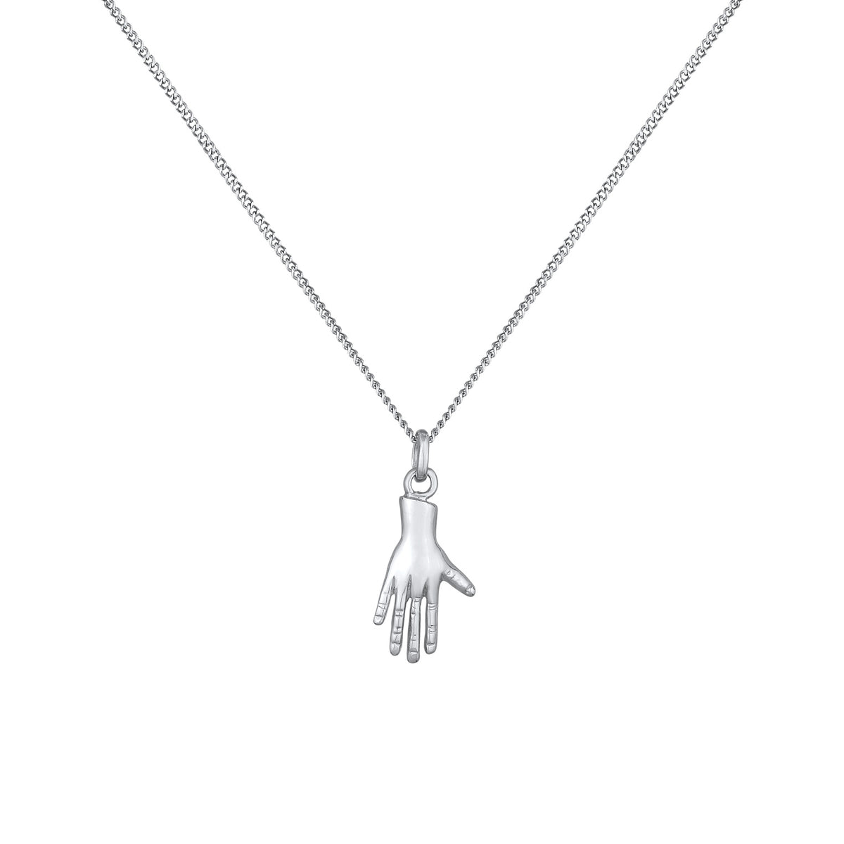 Silber - Elli | Halskette Hand | 925er Sterling Silber