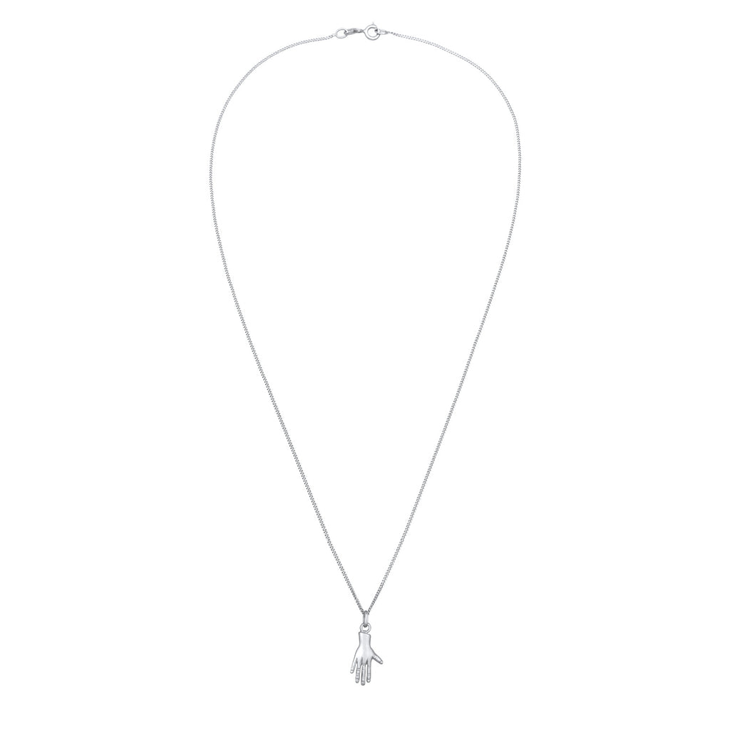 Silber - Elli | Halskette Hand | 925er Sterling Silber