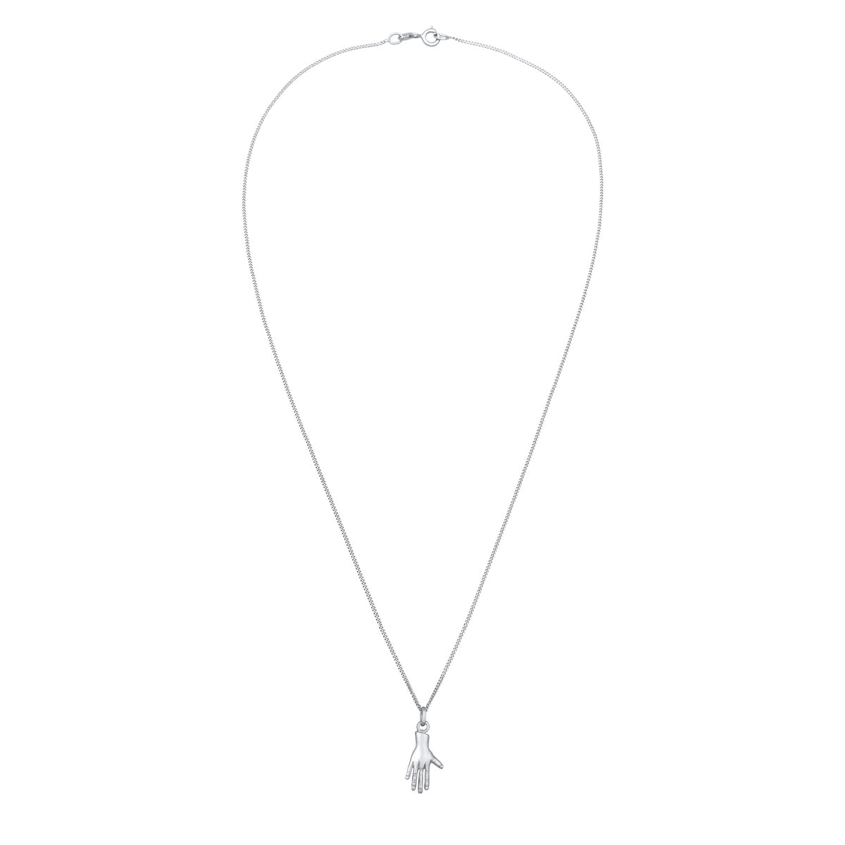 Silber - Elli | Halskette Hand | 925er Sterling Silber