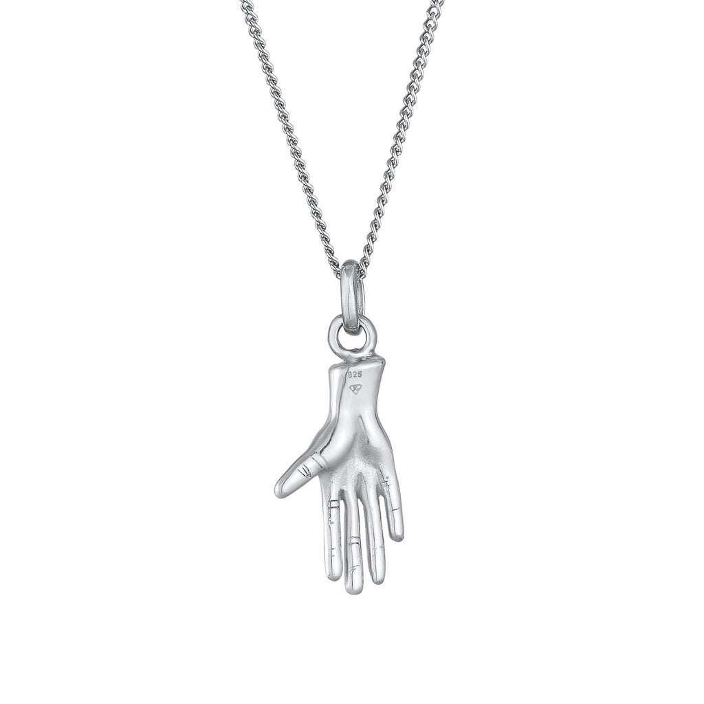 Silber - Elli | Halskette Hand | 925er Sterling Silber