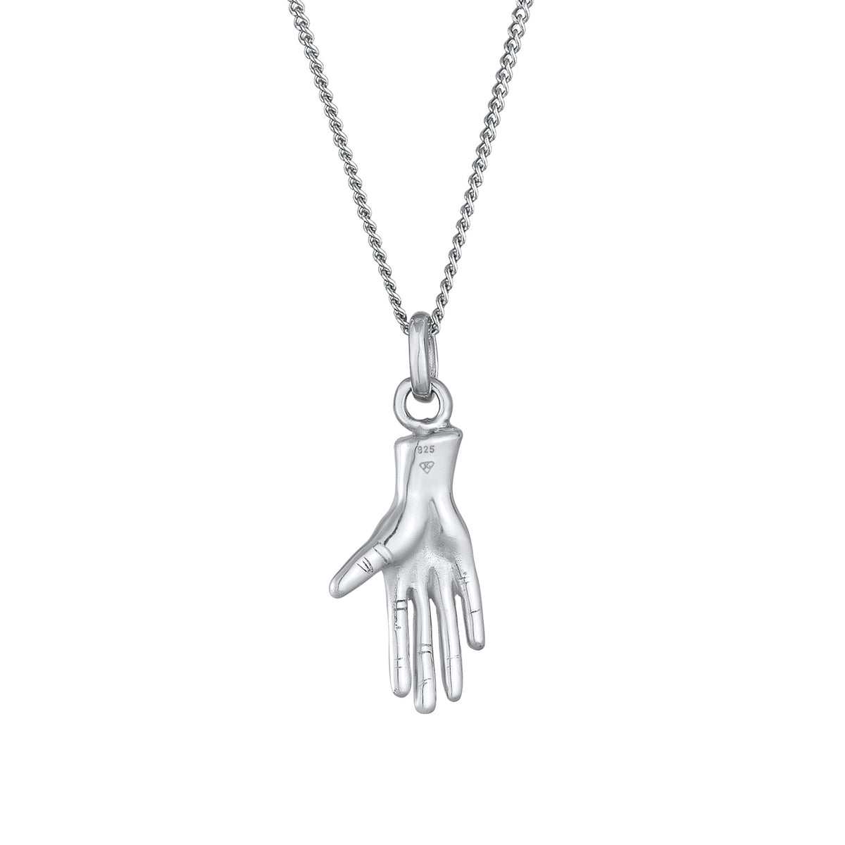 Silber - Elli | Halskette Hand | 925er Sterling Silber