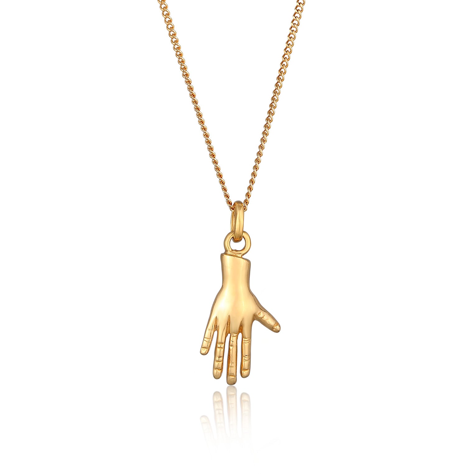 Gold - Elli | Halskette Hand | 925er Sterling Silber