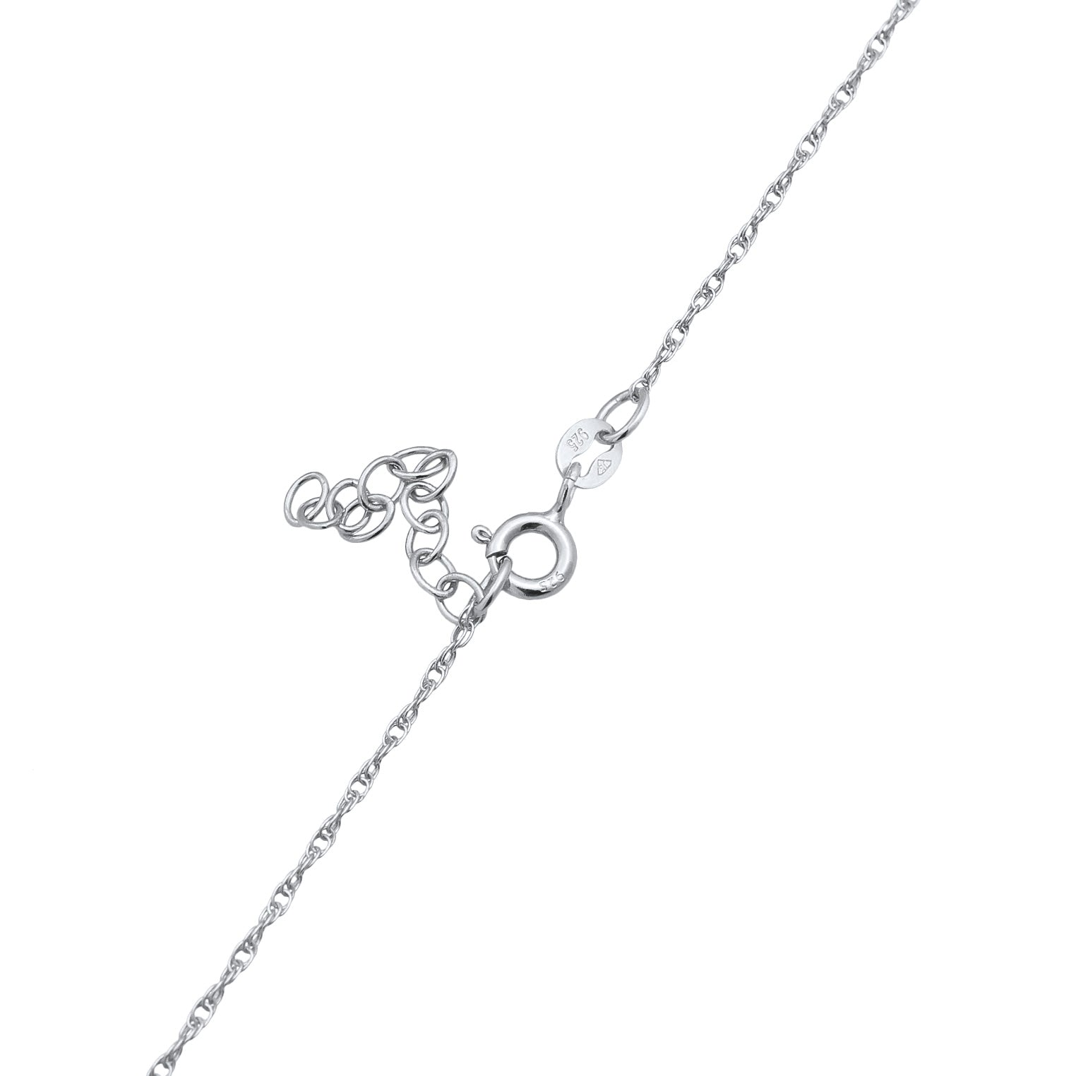 Silber - Elli | Choker Stern | Opal (Weiß) | 925er Sterling Silber