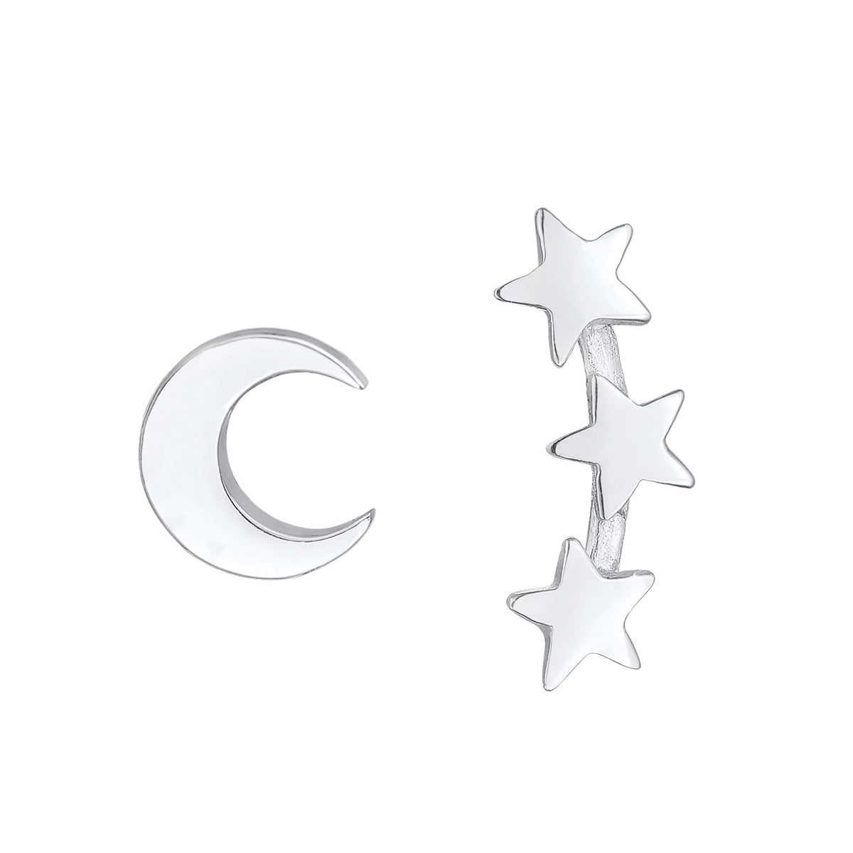 Silber - Elli | Ohrringset Astro | 925er Sterling Silber
