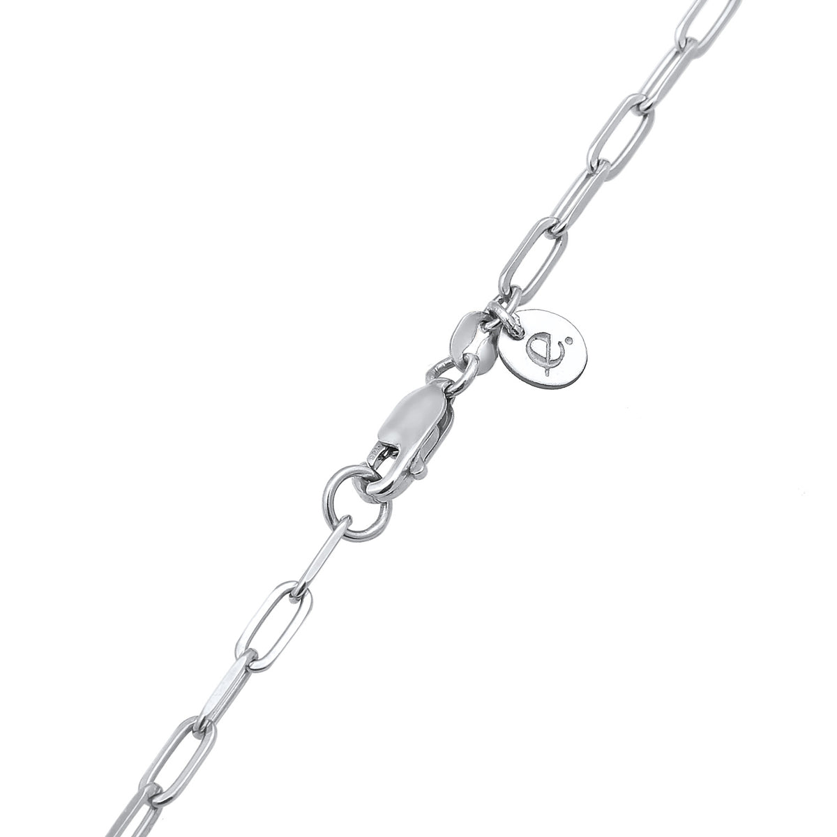 Silber - Elli PREMIUM | Glieder-Halskette Tropfen | Quarz (Grün) | 925er Sterling Silber