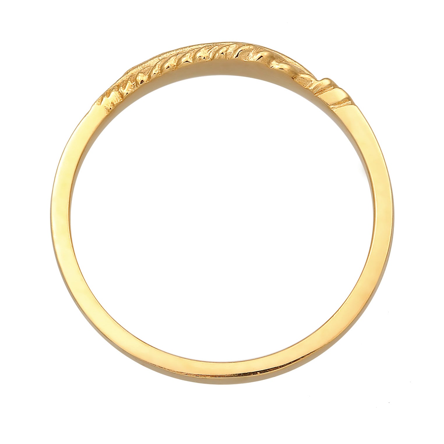 Gold - Elli | Ring Feder | 925er Sterling Silber