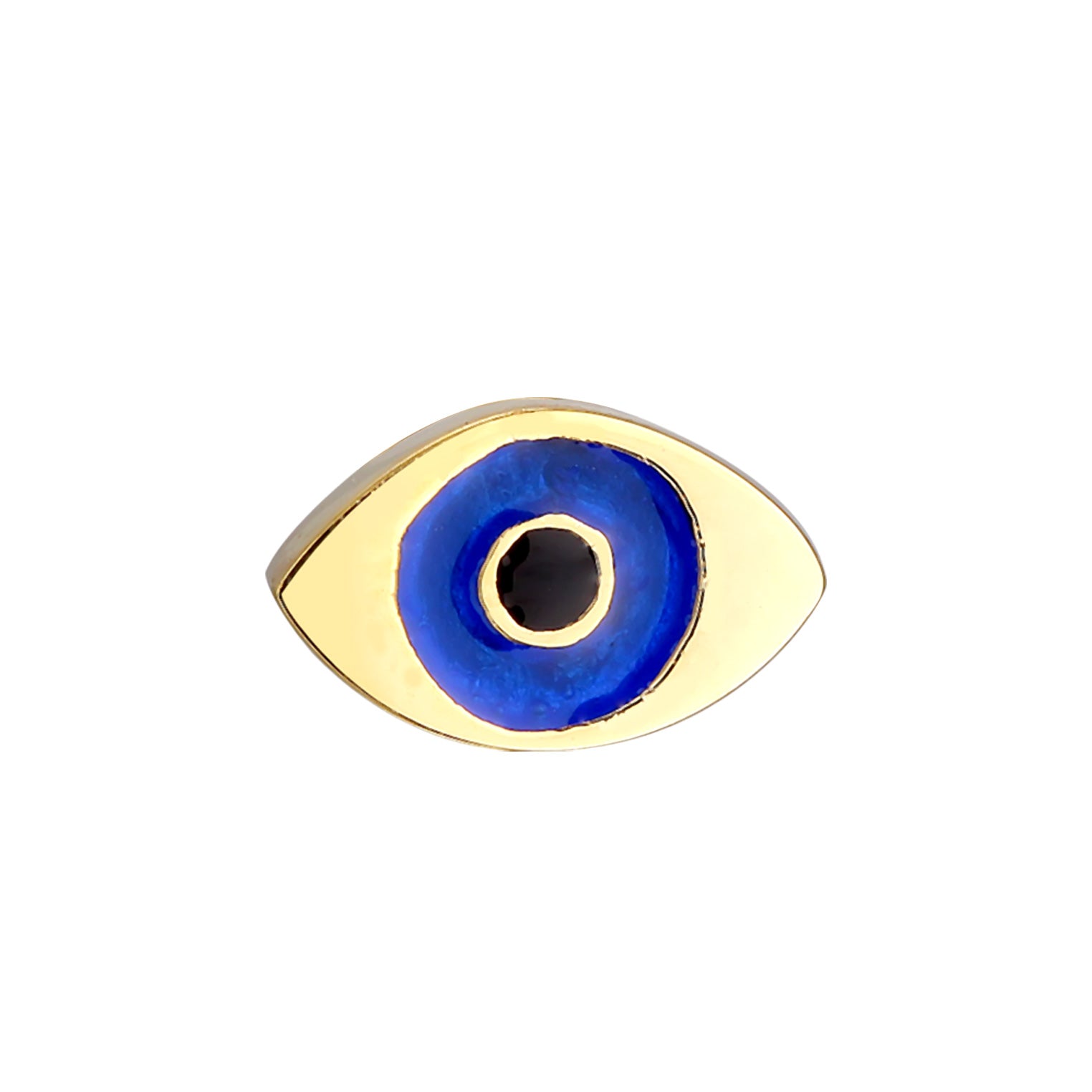 Gold - Elli | Ohrstecker Evil Eye | Emaille | 925er Sterling Silber