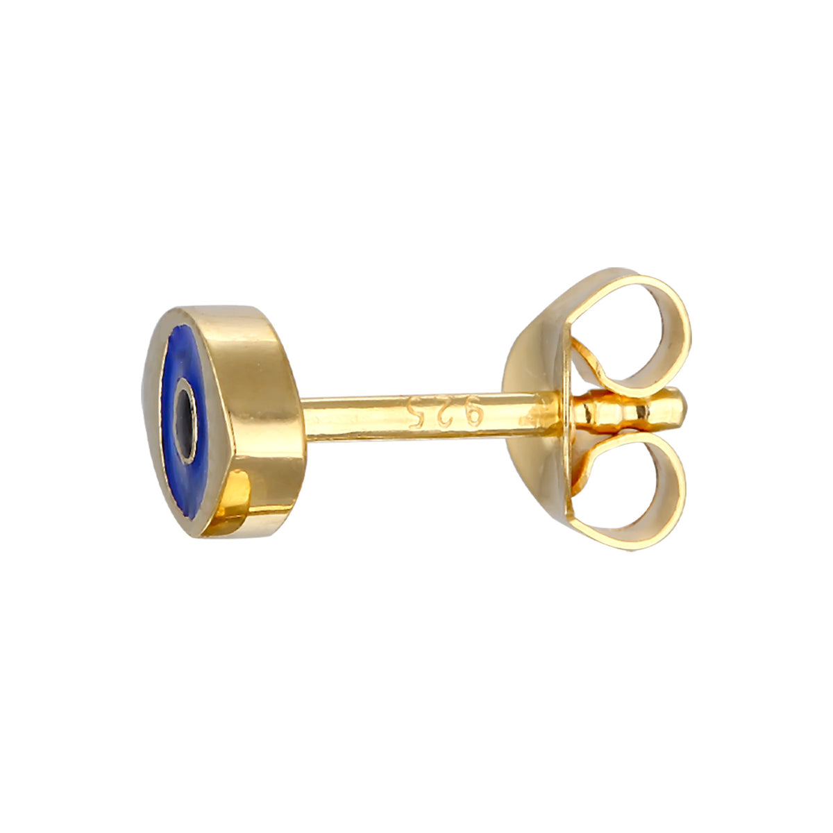Gold - Elli | Ohrstecker Evil Eye | Emaille | 925er Sterling Silber
