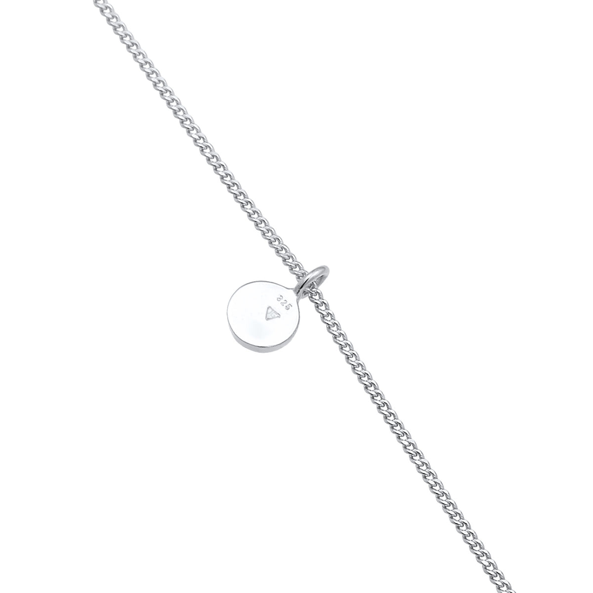 Silber - Elli | Choker-Halskette Plättchen | 925er Sterling Silber
