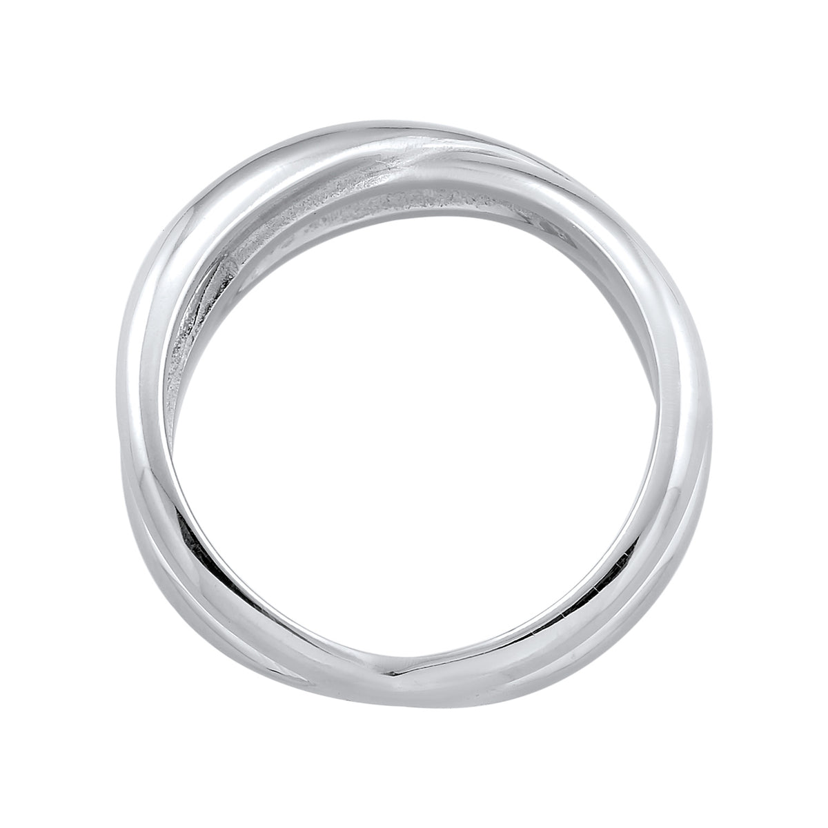 Silber - Elli | Wickelring Kreuz | 925er Sterling Silber