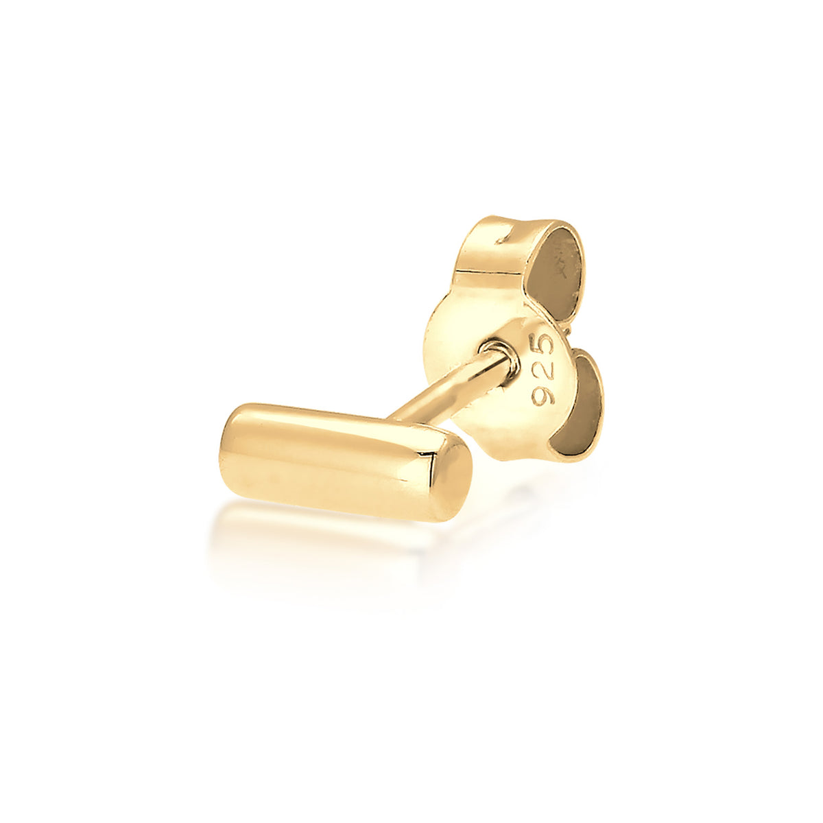 Gold - Elli | Ohrstecker Stab Geo | 925er Sterling Silber